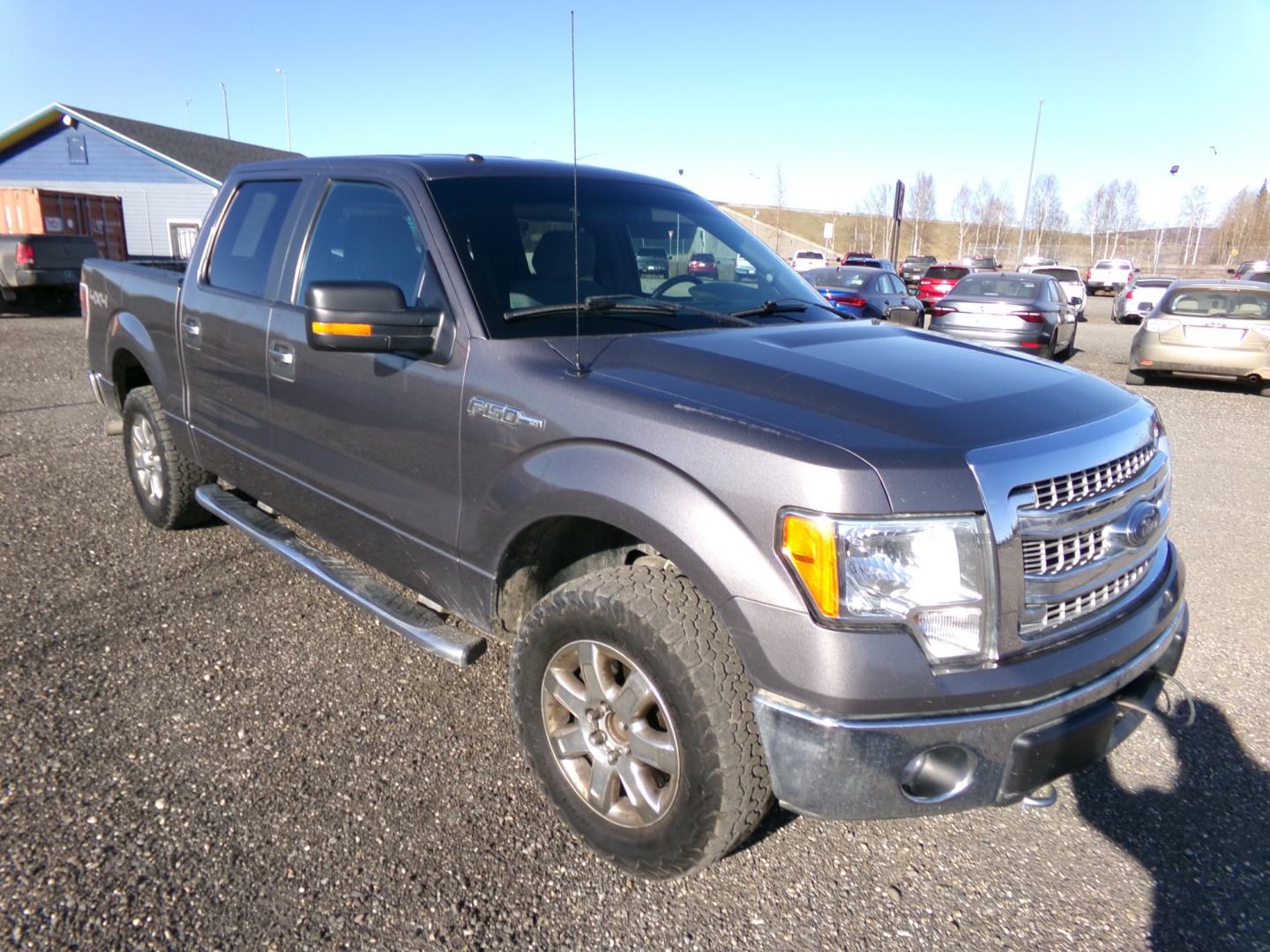 2013 Grey Ford F-150 XLT SuperCrew 6.5-ft. Bed 4WD (1FTFW1EF7DF) with an 5.0L V8 engine, 6-Speed Automatic transmission, located at 2630 Philips Field Rd., Fairbanks, AK, 99709, (907) 458-0593, 64.848068, -147.780609 - Photo#0